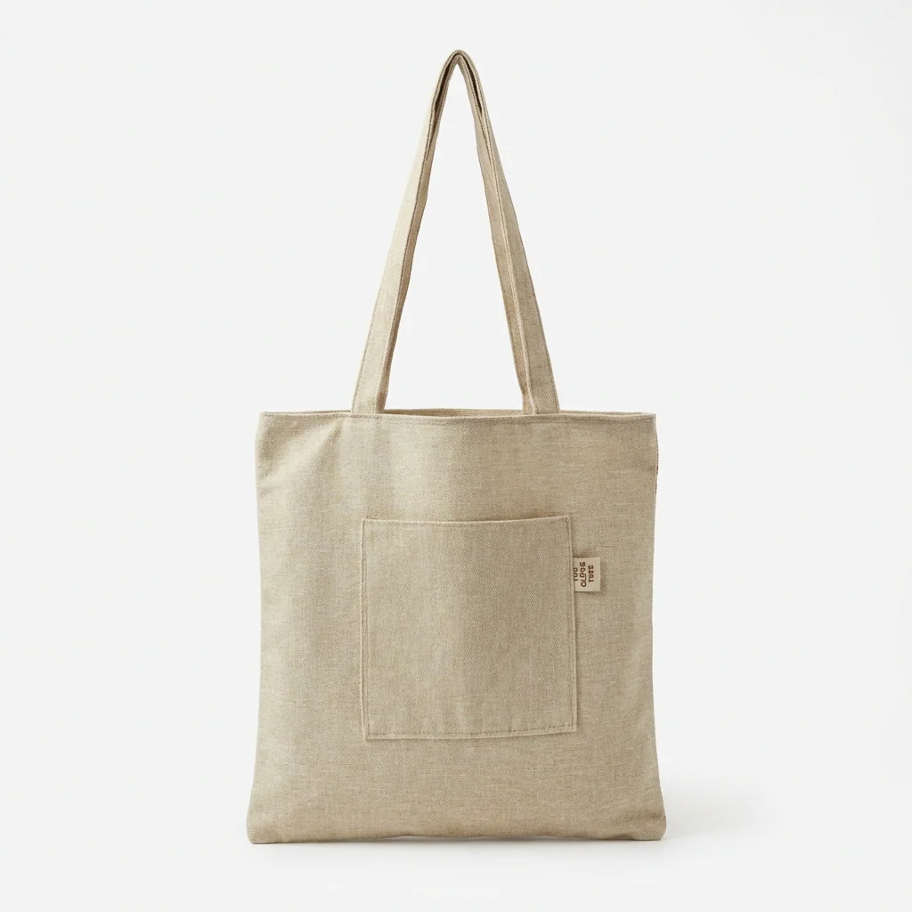 Blue Handmade Tatreez Tote Bag – March 2026 Edition - Image 3