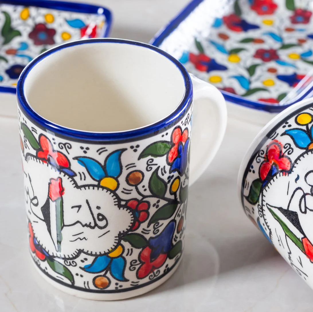 Falastin Ceramic Mug | Hand-Painted in Palestine - Image 4