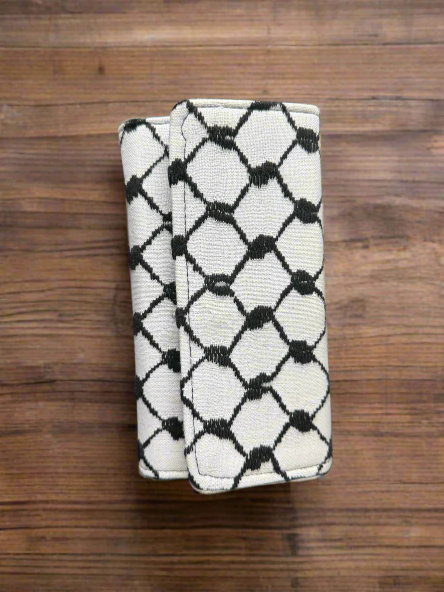 Large Palestinian Wallet – Red, Gold, Watermelon, or Kufiya - Image 10