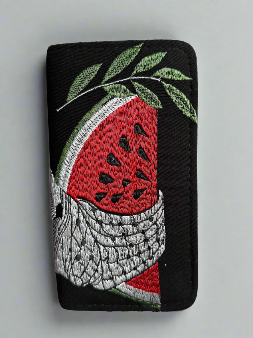 Large Palestinian Wallet – Red, Gold, Watermelon, or Kufiya - Image 5