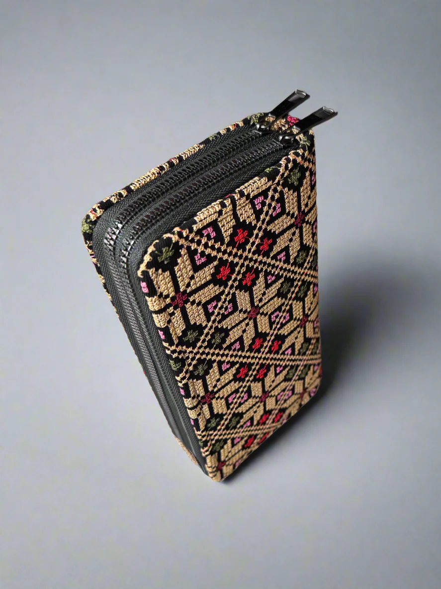 Large Palestinian Wallet – Red, Gold, Watermelon, or Kufiya - Image 7