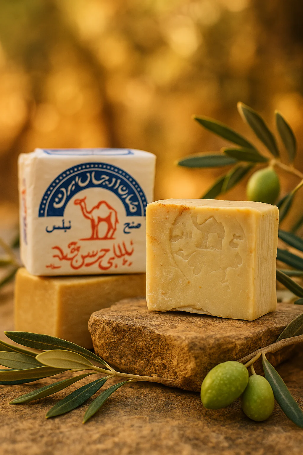 Organic Olive Oil Soap | Nablus Al-Jamal Oldest Factory Heritage Soap Bar - Image 3