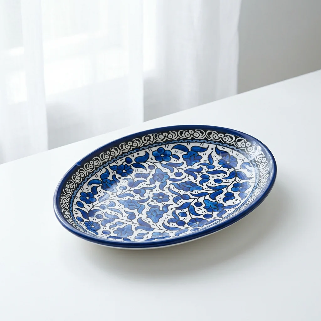 Oval Ceramic Side Dishes | Hand-Painted in Palestine - Image 3