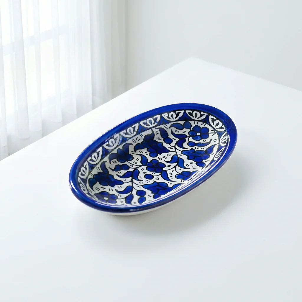 Oval Ceramic Side Dishes | Hand-Painted in Palestine - Image 5