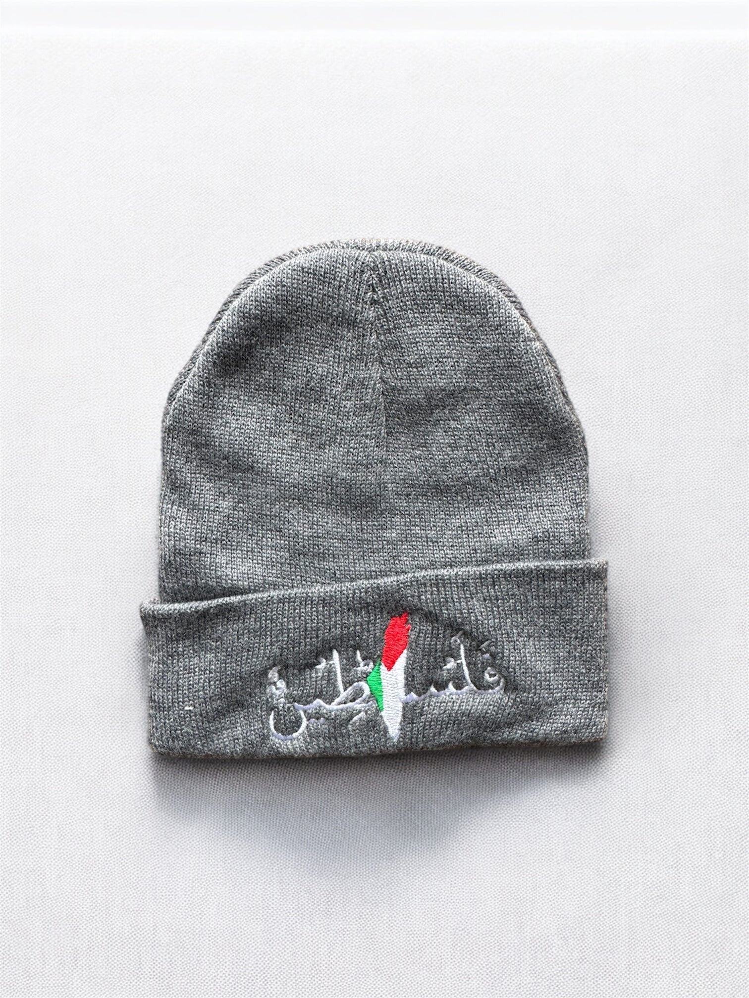 PALESTINE Embroidered Beanie | Map & Flag – “فلسطين” Text - Image 4