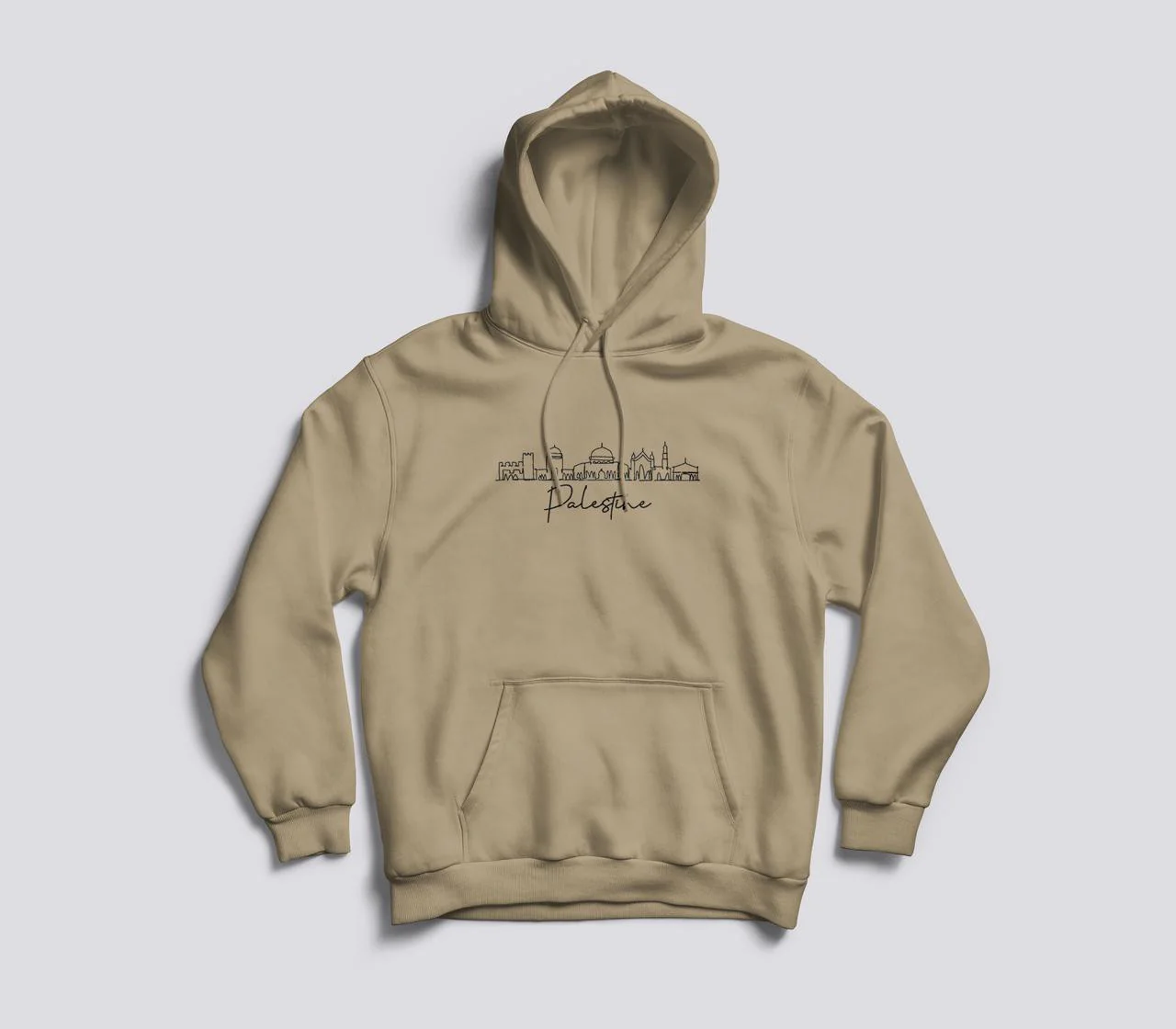 Palestine Landmarks - Home Kufiya | Hoodie - Image 5