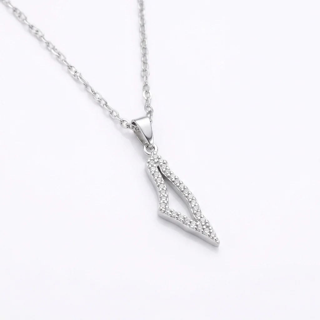 Palestine Map Outline Necklace | Crystal Pavé Design – Stainless Steel & 18K Gold Plated - 2 Sizes - Image 7