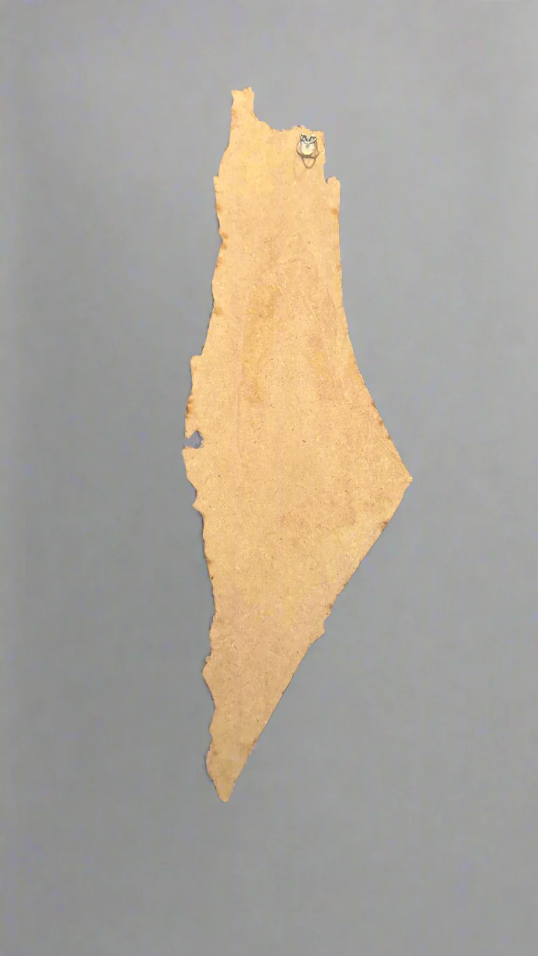 Wooden Palestine Map Wall Art | Cities & Districts - Image 3