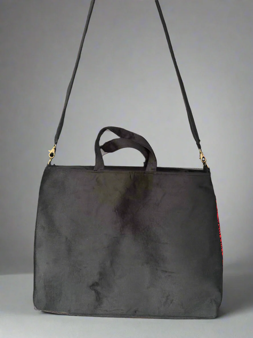 Cross-Body Functional Bags – Tatreez & Kufiya | Zipper & Dual Handles | Palestinian Solidarity - Image 6